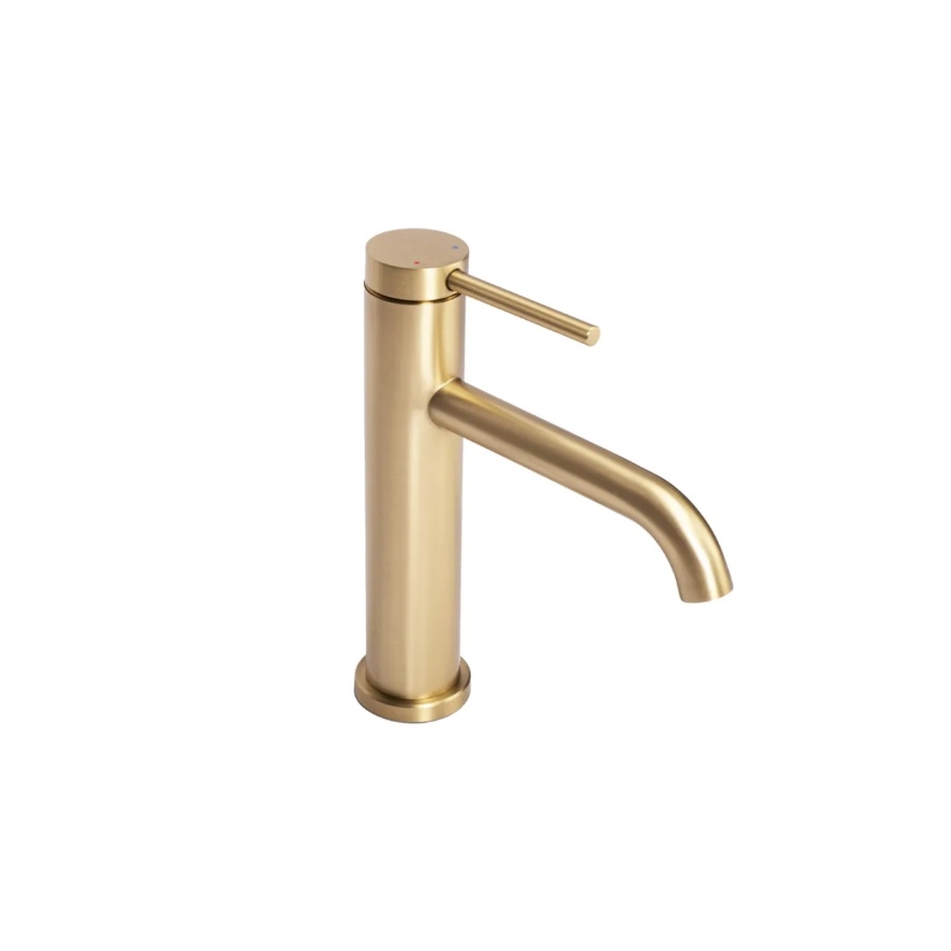 REA-B5323 - Tvättställsblandare CLIF 20,5 cm borstad guldfinish