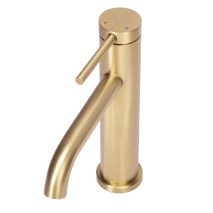 REA-B5323 - Tvättställsblandare CLIF 20,5 cm borstad guldfinish