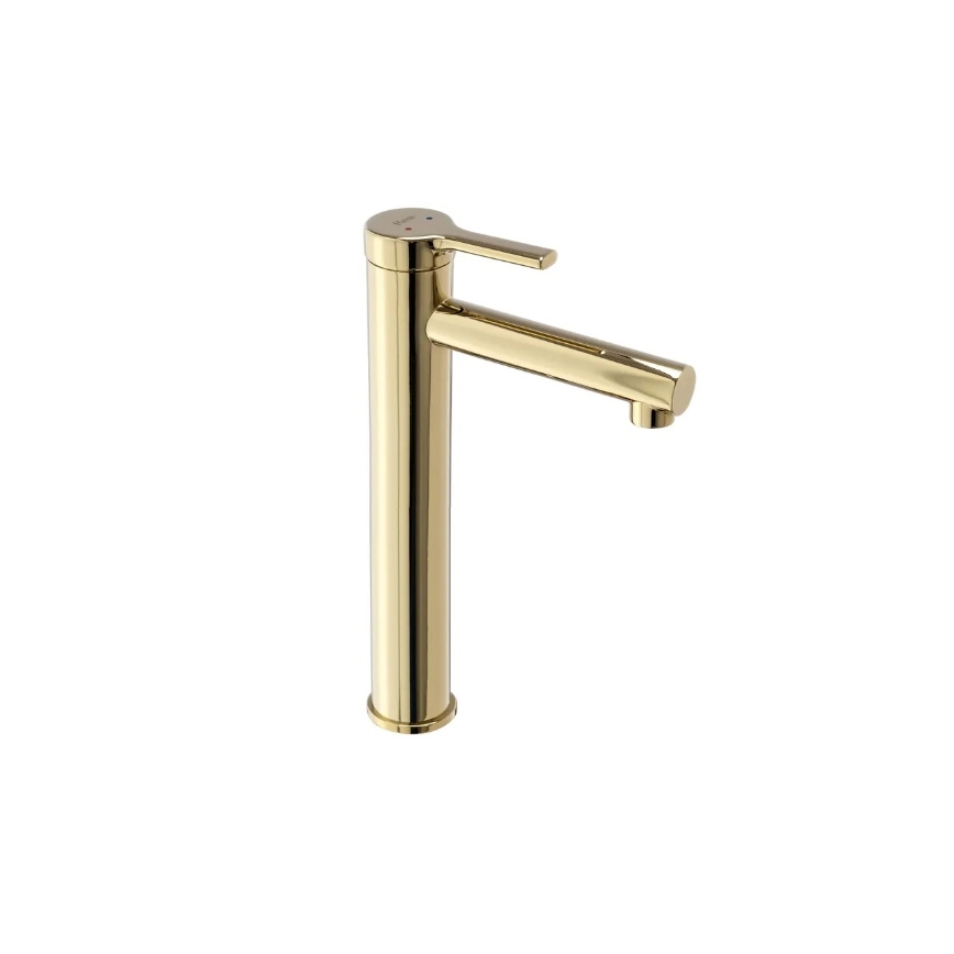 REA-B6215 - Tvättställsblandare PIXEL 27,5 cm guld