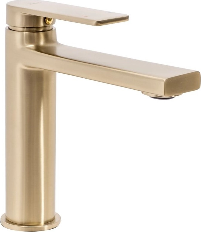 REA-B6555 - Tvättställsblandare VERSO 16,5 cm borstad guldfinish