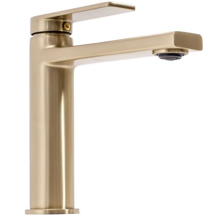 REA-B6555 - Tvättställsblandare VERSO 16,5 cm borstad guldfinish