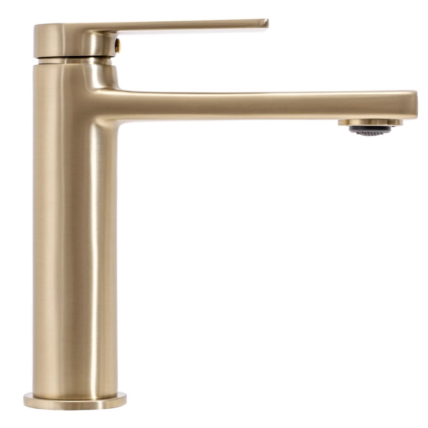 REA-B6555 - Tvättställsblandare VERSO 16,5 cm borstad guldfinish