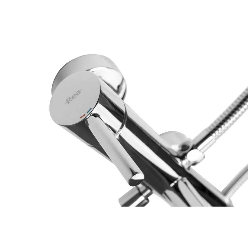 REA-B6641 - LUNGO badkarsset i polerad krom