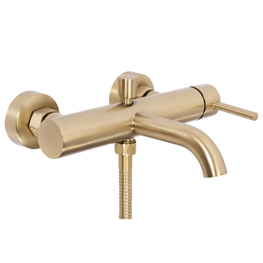 REA-B8010 - LUNGO badkarsset i borstat guld