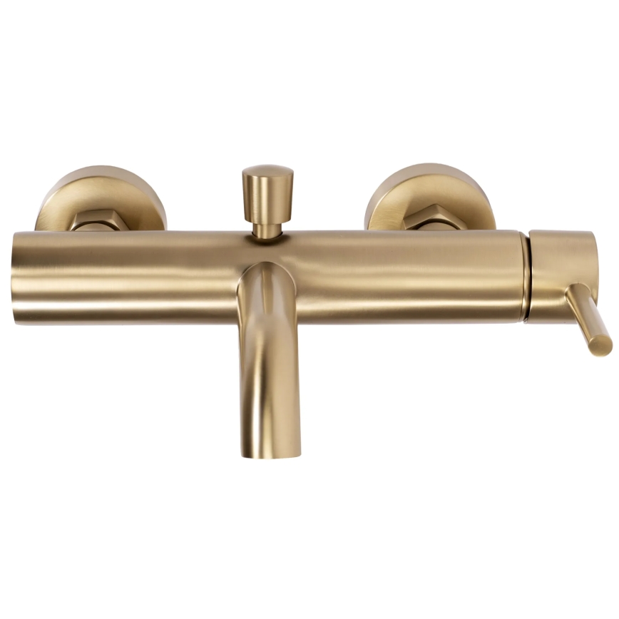 REA-B8010 - LUNGO badkarsset i borstat guld