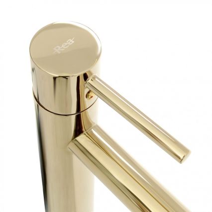 REA-B8803 - Tvättställsblandare TESS 31,5 cm guldfärgad
