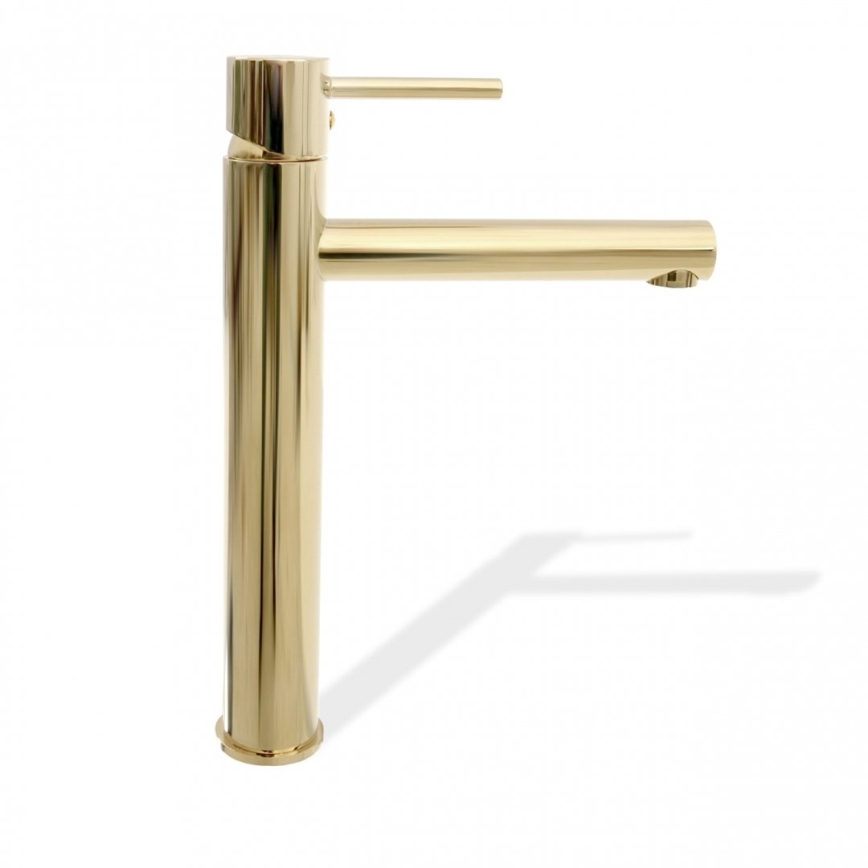 REA-B8803 - Tvättställsblandare TESS 31,5 cm guldfärgad