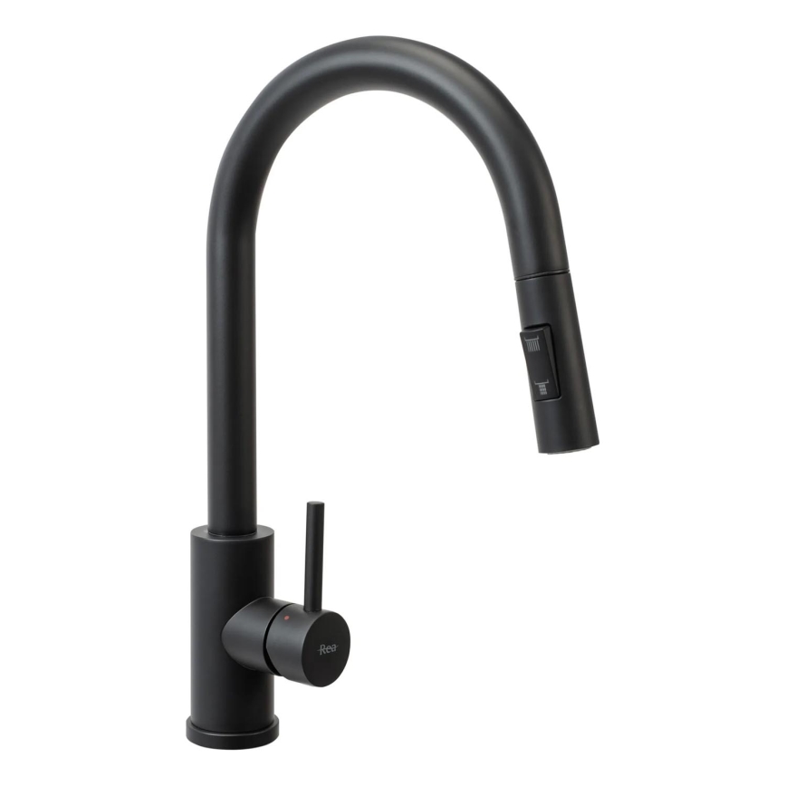 REA-B9147 - Köksblandare FRESH med utdragbar handdusch, 39,5 cm, matt svart