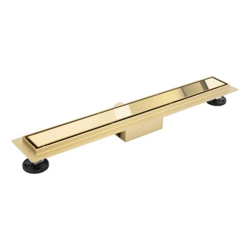 REA-G2562 - NEOX avloppsränna 70 cm, rostfritt stål/guld