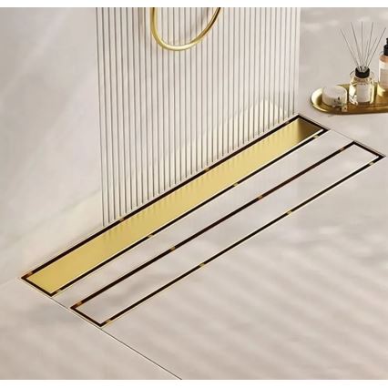 REA-G2562 - NEOX avloppsränna 70 cm, rostfritt stål/guld