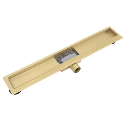 REA-G2562 - NEOX avloppsränna 70 cm, rostfritt stål/guld