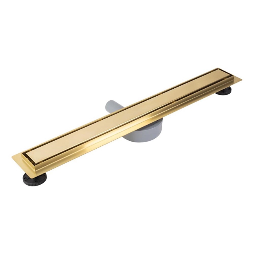 REA-G2703 - NEOX PRO avloppsränna 80 cm, rostfritt stål / borstad guld