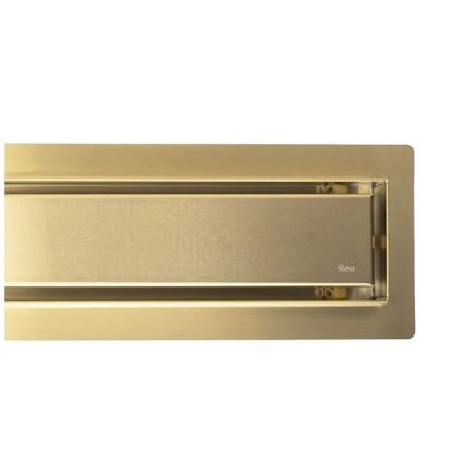 REA-G2704 - Avloppsränna NEOX PRO 90 cm rostfritt stål/borstad guld