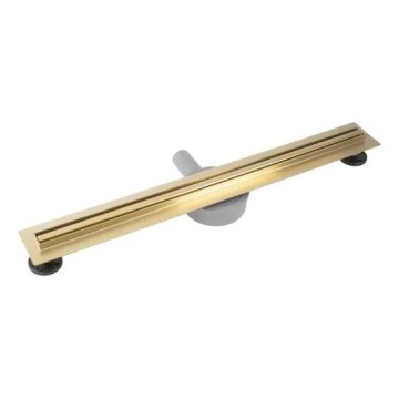 REA-G2714 - Avloppsränna NEOX SLIM 70 cm rostfritt stål/borstad guld