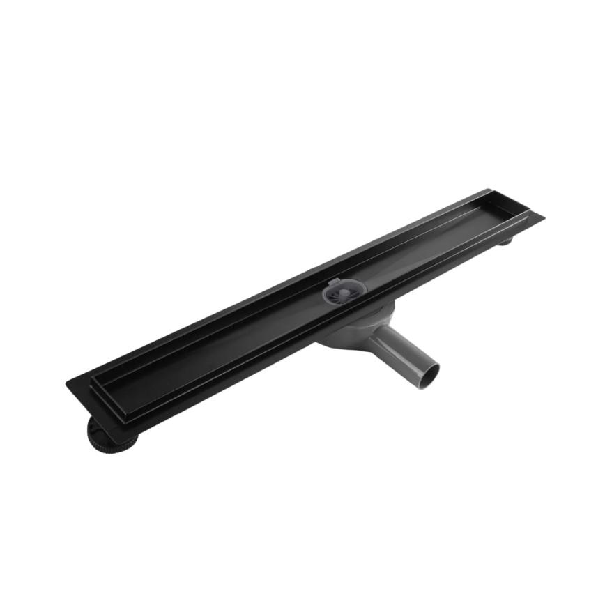 REA-G7802 - Avloppsränna NEOX PRO 70 cm rostfritt stål/svart