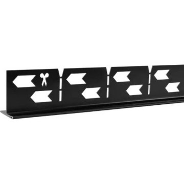 REA-K3218 - Lutningsprofil 140 cm svart