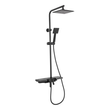 REA-P0636 - Duschset BRAVO matt svart