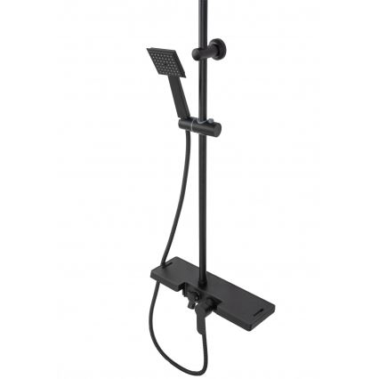 REA-P0636 - Duschset BRAVO matt svart