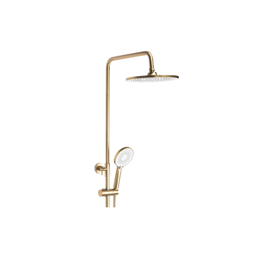 REA-P2400 - Duschset med AVALON-blandare i borstat guld