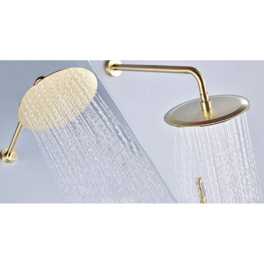 REA-P4110 - Duschset med infälld blandare LUNGO i guld