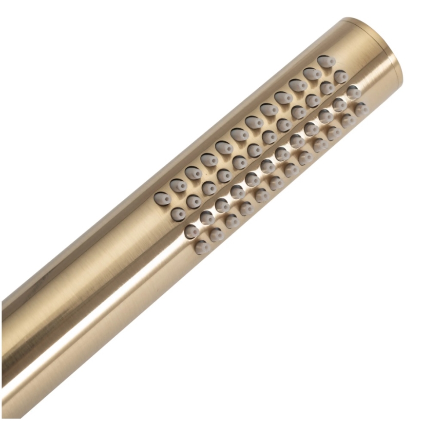 REA-P4160 - Duschset med inbyggd blandare LUNGO i borstat guld
