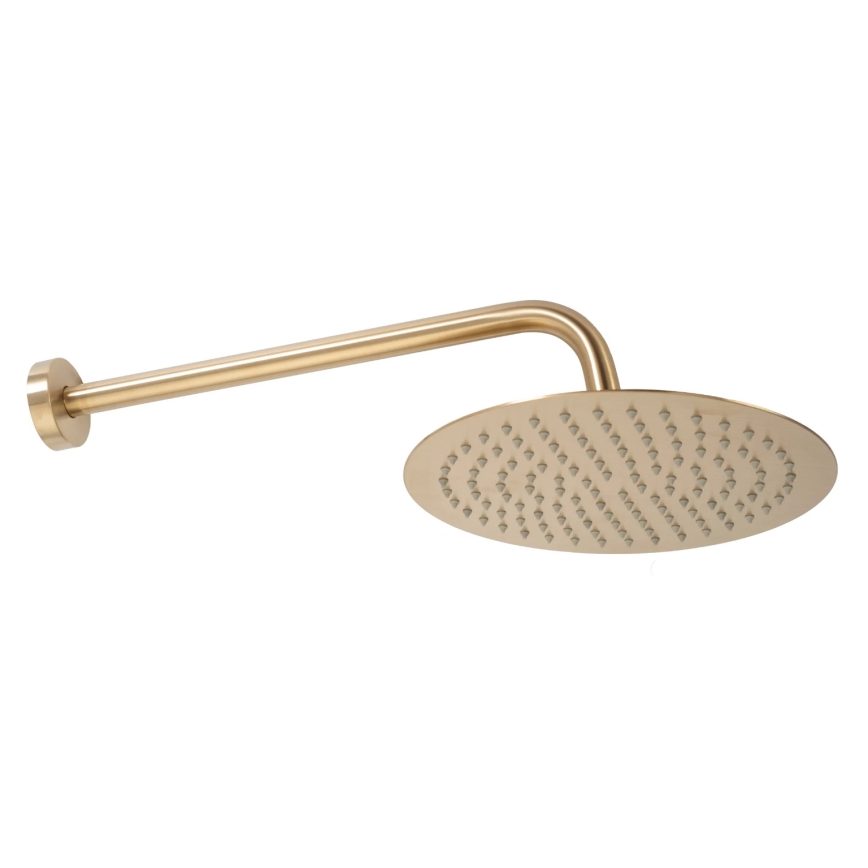 REA-P4160 - Duschset med inbyggd blandare LUNGO i borstat guld