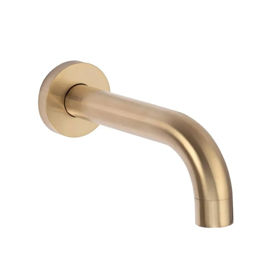 REA-P6609 - Duschset med termostatisk inbyggnadsblandare LUNGO, borstad guldfinish