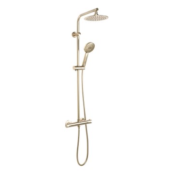 REA-P8413 - Duschset med termostatblandare BLISS i borstad guld