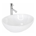 REA-U0133 - Tvättställ för bänkskiva SOFIA 34,5 x 41 cm, keramik, blank vit