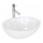 REA-U0133 - Tvättställ för bänkskiva SOFIA 34,5 x 41 cm, keramik, blank vit