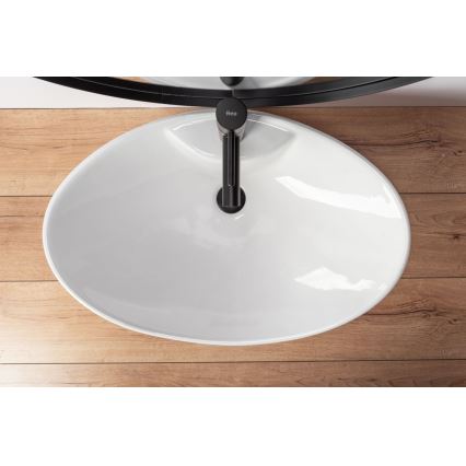 REA-U0160 - Tvättställ för bänkskiva ROSA 38,5x58,5 cm keramik/blank vit