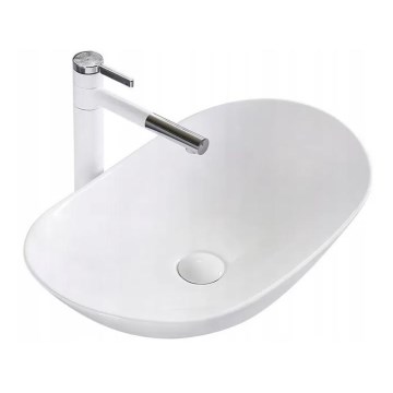 REA-U0441 - Tvättställ för bänkskiva ROYAL 35,5x61,5 cm keramik/blank vit