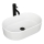 REA-U0600 - Ovanpåliggande tvättställ ALMA 36x57 cm, keramik, blank vit
