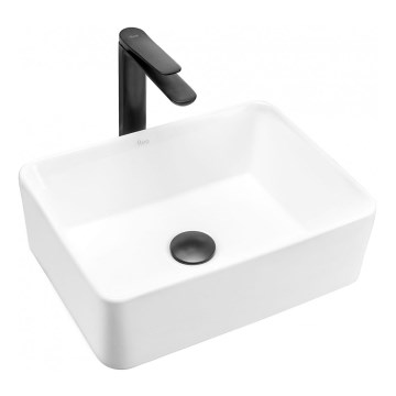 REA-U0952 - Tvättställ för bänkskiva ANITA MINI 31 x 41 cm, keramik/blank vit