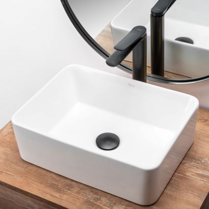 REA-U0952 - Tvättställ för bänkskiva ANITA MINI 31 x 41 cm, keramik/blank vit