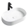 REA-U1055 - Tvättställ för bänkskiva NADIA 38,5x61 cm keramik/blank vit
