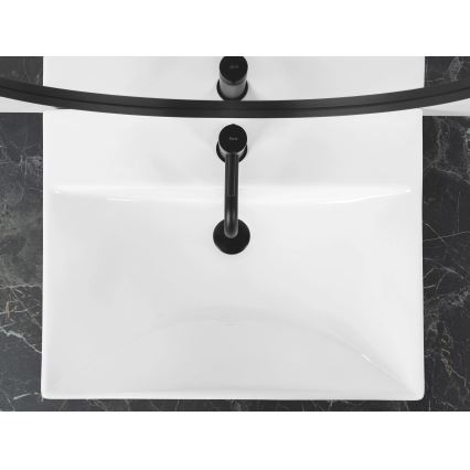 REA-U3326 - Infällt tvättställ MANDY 46x60 cm keramik/blank vit