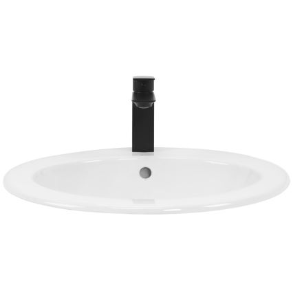 REA-U4122 - Infällt tvättställ DALIA 46x51,5 cm keramik/blank vit