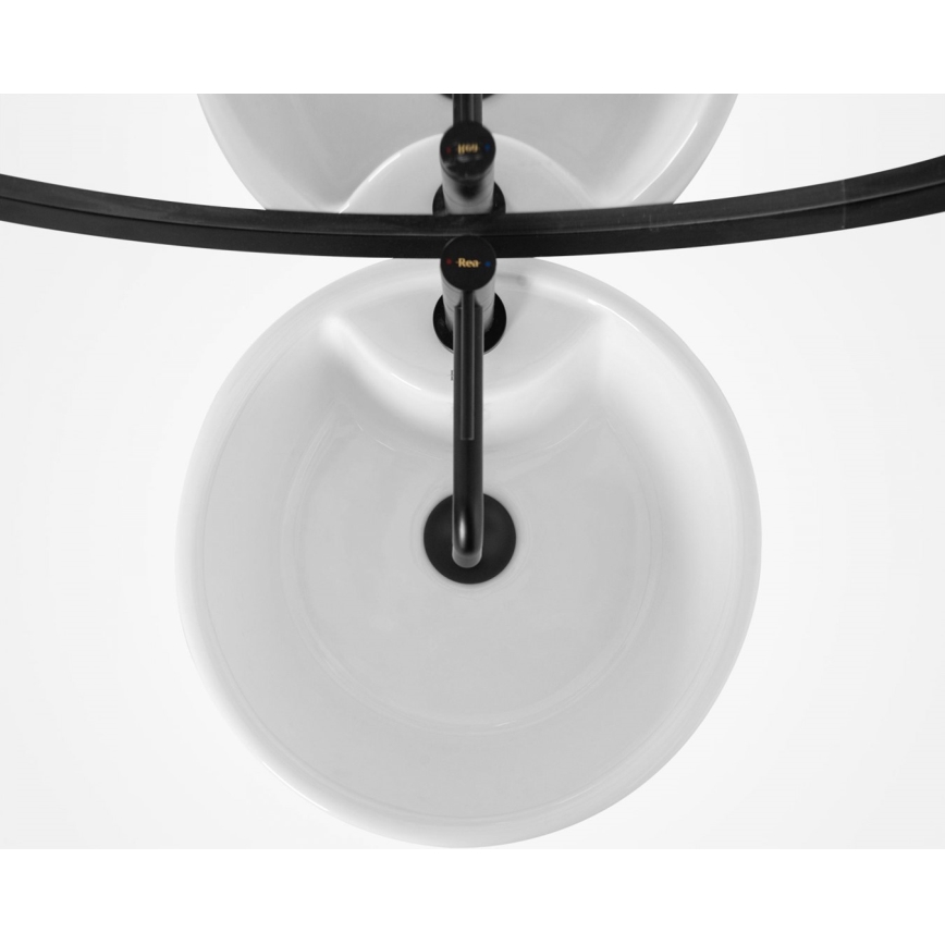 REA-U5635 - Fristående tvättställ BLANKA 85x40 cm keramik/blank vit