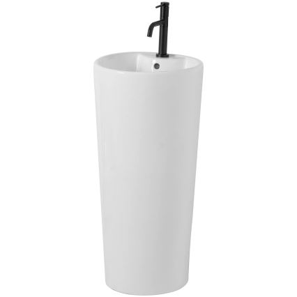 REA-U5635 - Fristående tvättställ BLANKA 85x40 cm keramik/blank vit