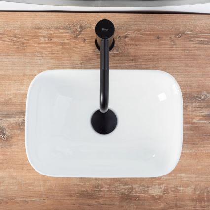 REA-U5667 - Tvättställ för bänkskiva BELINDA MINI 25x36 cm keramik/blank vit