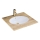 REA-U6330 - Infällt tvättställ NEL 39x47,5 cm keramik/blank vit