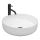 REA-U8493 - Tvättställ för bänkskiva ELMA Ø 45 cm, keramik/blank vit
