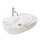 REA-U9656 - Tvättställ för bänkskiva CLEO 41x60,5 cm keramik/marmordekor