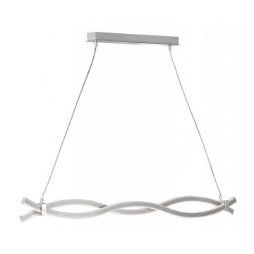 Reality - LED ljuskrona med upphängningsrem WAVE LED/16W/230V + LED/9W