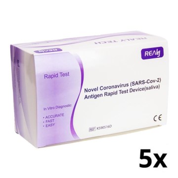 RealyTeach – antigen COVID-19 salivsjälvtest 5st