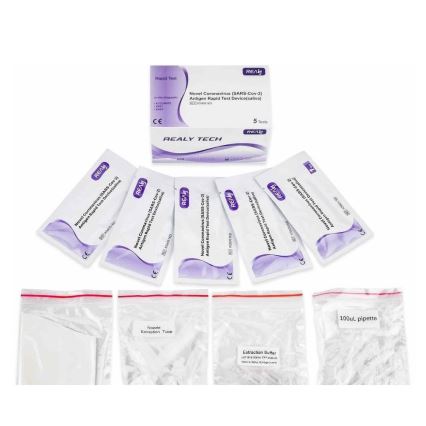 RealyTeach – antigen COVID-19 salivsjälvtest 5st