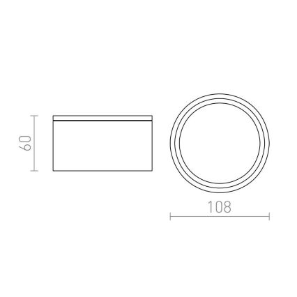 RED - Design Rendl - R10430 - Utomhusbelysning  MERIpå 1xGX53/11W/230V IP54 antracit 