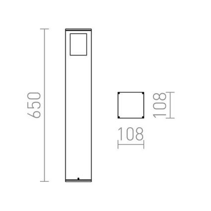 RED - Design Rendl - R10433 - Utomhusbelysning  PONDER 1xE27/18W/230V IP44 svart