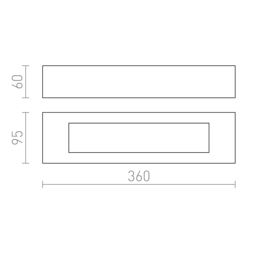 RED - Design Rendl - R10446 - Vägglampa  ROLO 2xE14/40W/230V